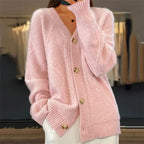 Women's Cardigan Sweater – Button Front Sweater – Lena