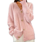Women's Cardigan Sweater – Button Front Sweater – Lena