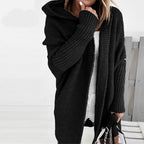 Women's Oversized Open Cardigan – Batwing Sleeve Relaxed Cardigan
