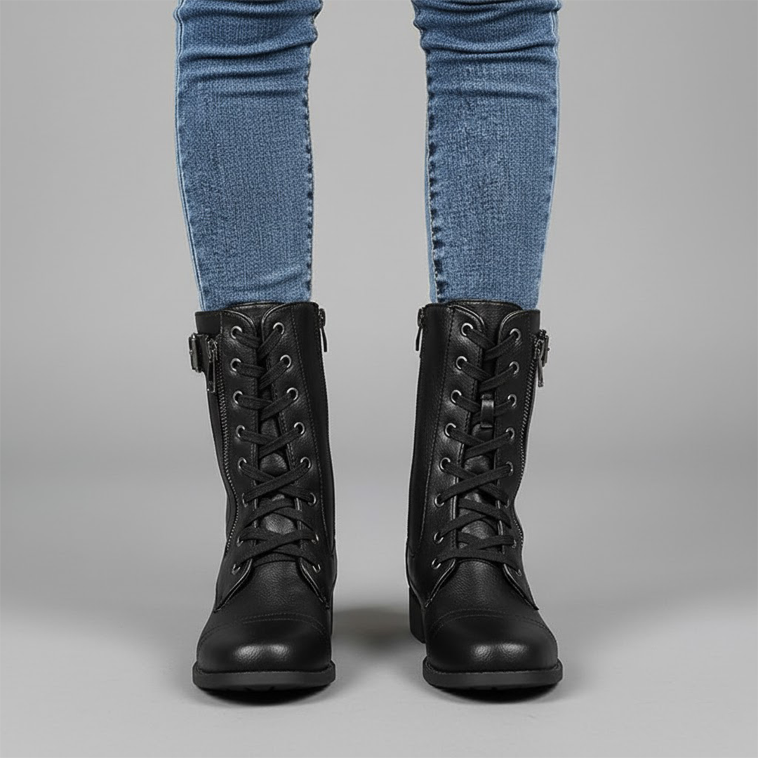 Women's Ankle Boots – Orthopedic Zip-Up Boots – Bonnie