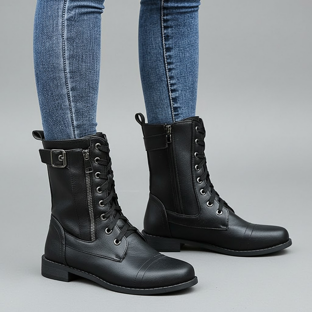 Women's Ankle Boots – Orthopedic Zip-Up Boots – Bonnie