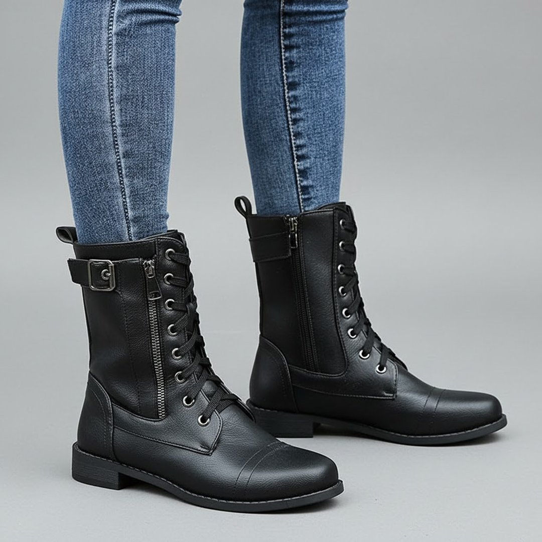 Women's Ankle Boots – Orthopedic Zip-Up Boots – Bonnie