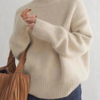 Women's Turtleneck Sweater – Oversized Knit Sweater – Sydney