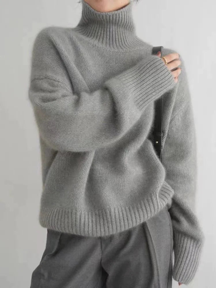 Isabella | High Collar Sweater