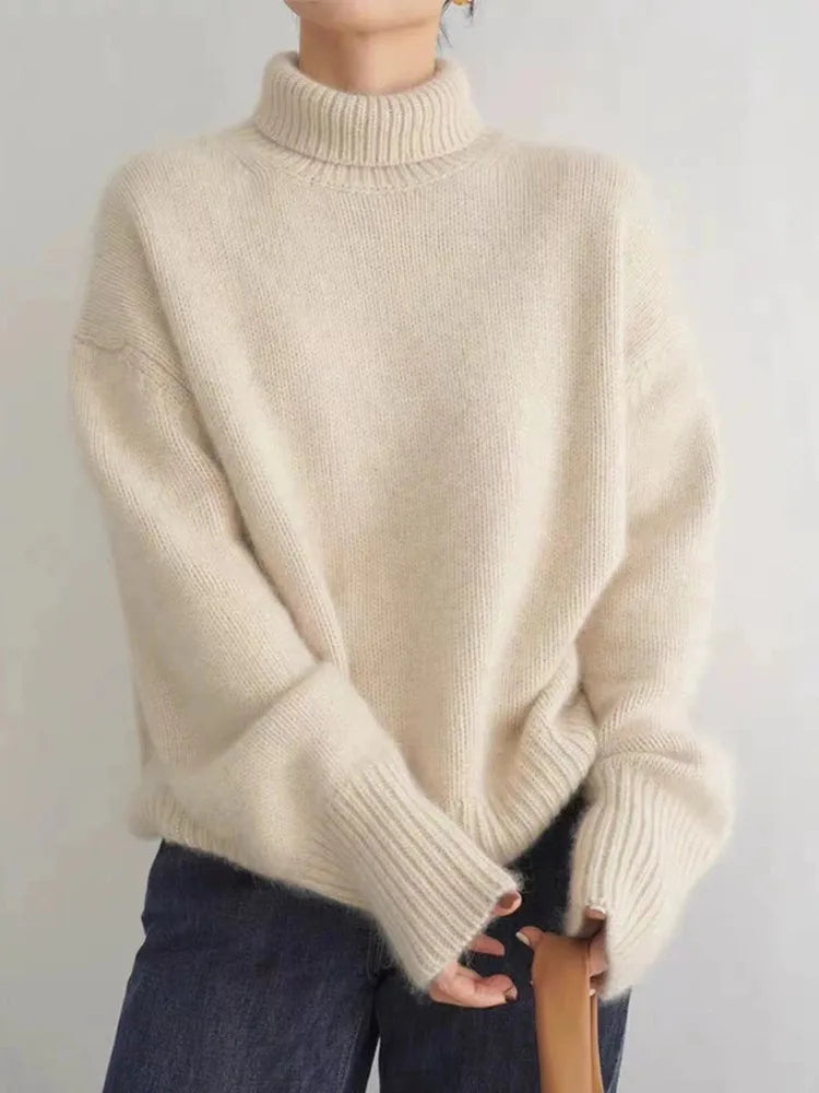 Isabella | High Collar Sweater