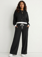 Women's Hooded Lounge Set – Wide Leg Set