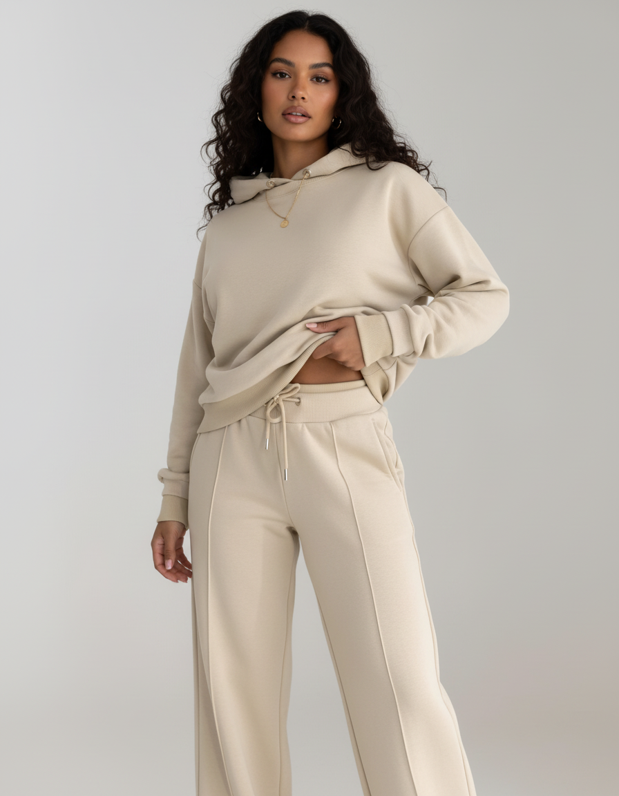Women's Hooded Lounge Set – Wide Leg Set