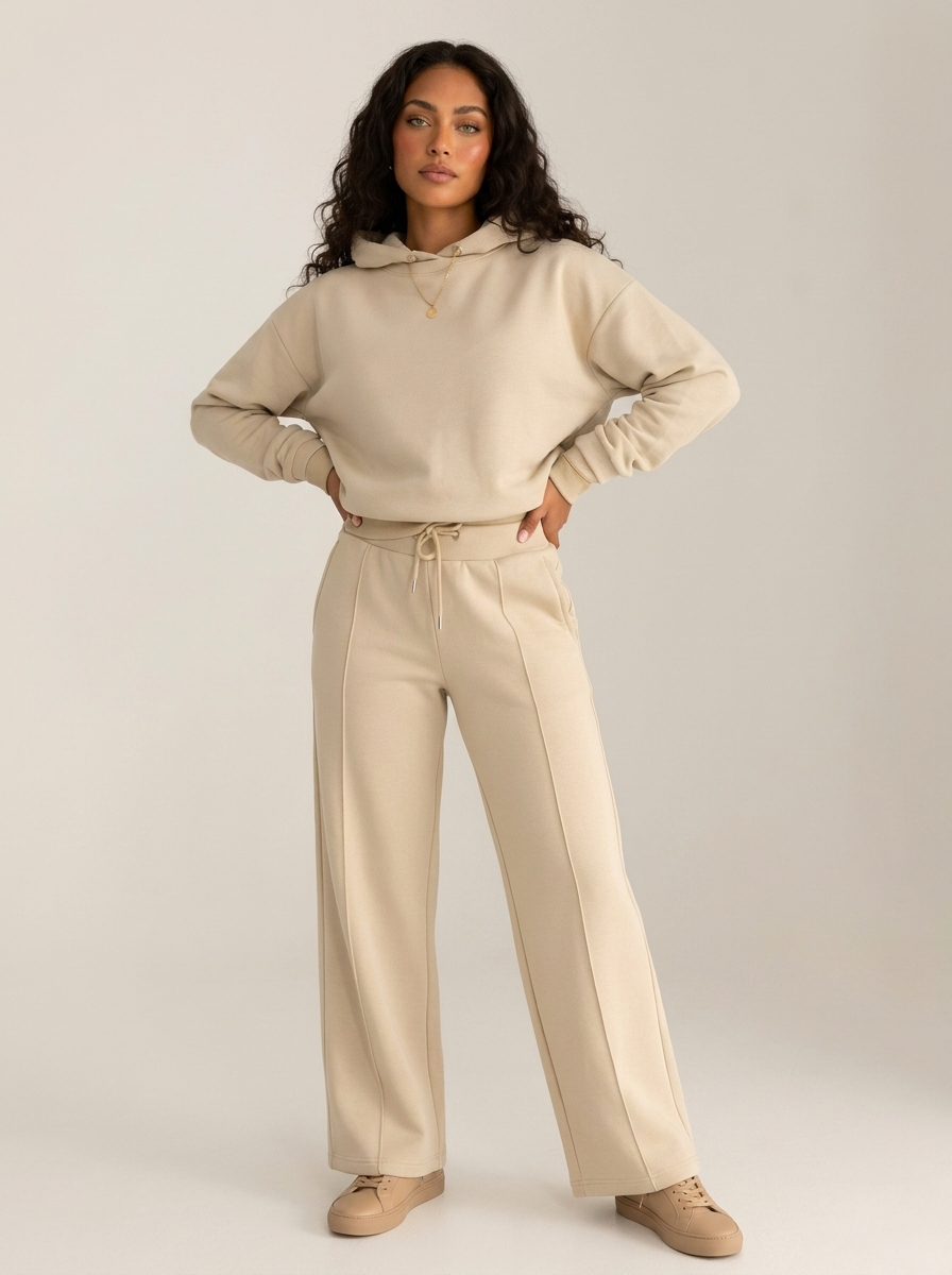Women's Hooded Lounge Set – Wide Leg Set