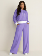 Women's Hooded Lounge Set – Wide Leg Set