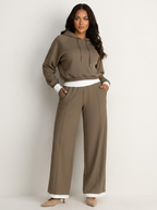 Women's Hooded Lounge Set – Wide Leg Set