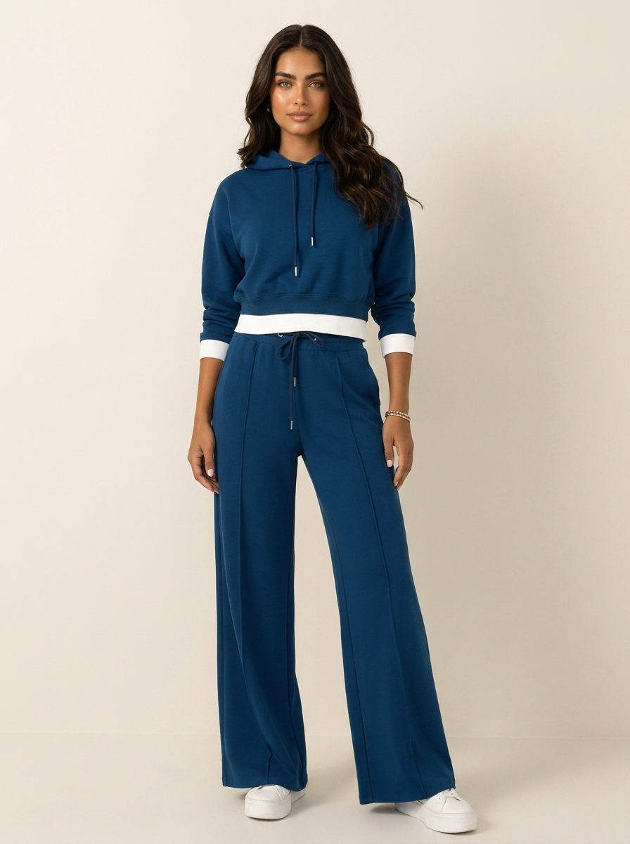Women's Hooded Lounge Set – Wide Leg Set