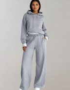 Women's Hooded Lounge Set – Wide Leg Set