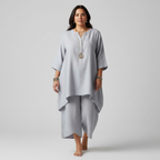 Women's Tunic Lounge Set – Relaxed Two-Piece Set