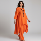 Women's Tunic Lounge Set – Relaxed Two-Piece Set