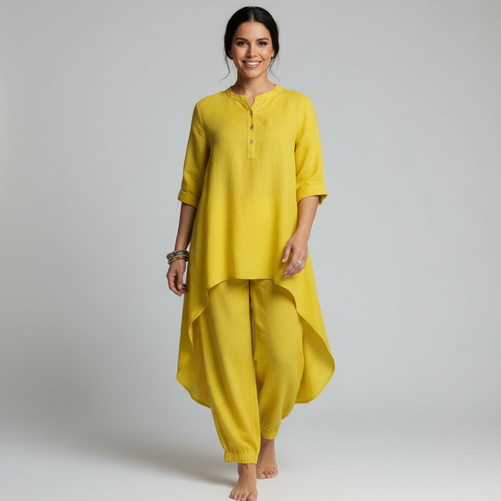 Women's Tunic Lounge Set – Relaxed Two-Piece Set