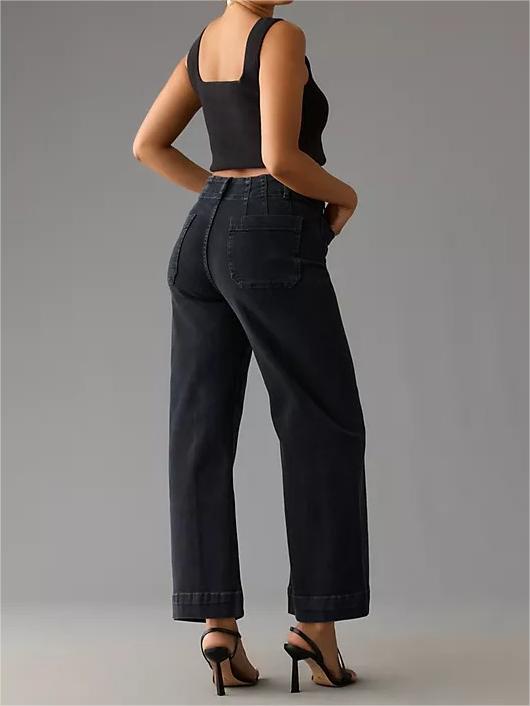 Women's Pull-On Jeans – High Waist Stretch Jeans