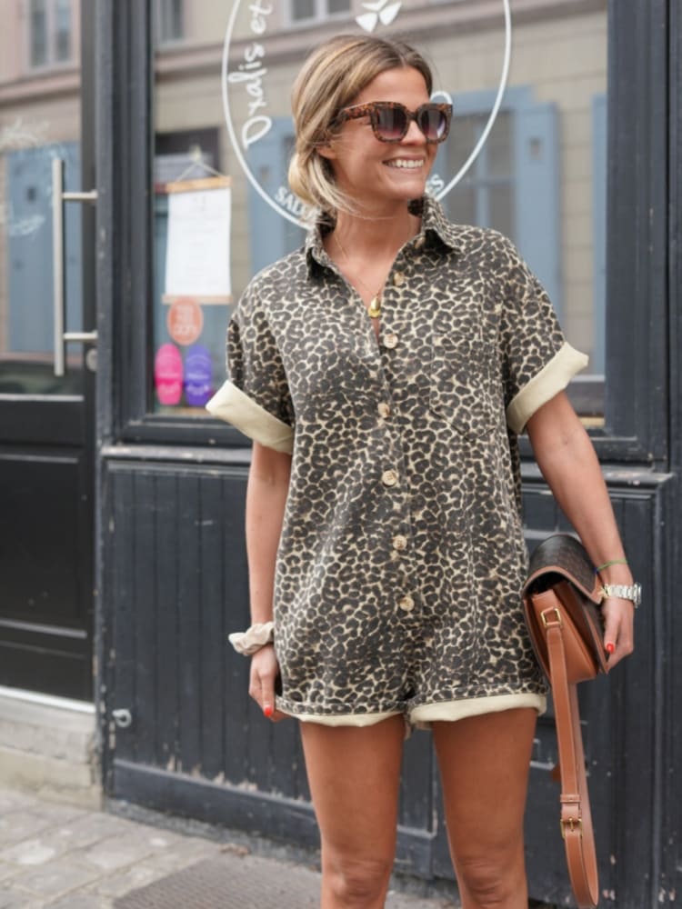 Women's Printed Playsuit – Casual Summer Playsuit – Mariah