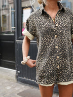 Women's Printed Playsuit – Casual Summer Playsuit – Mariah