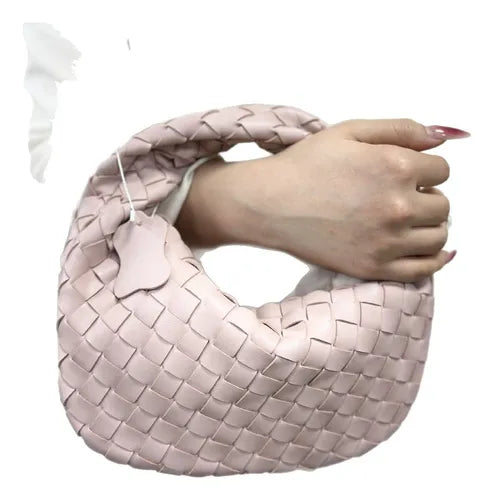Women's Metallic Braided Handbag – Evening Occasion Bag – Blair
