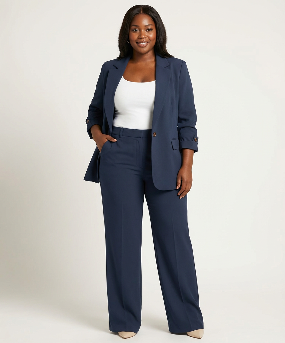 Women's Tailored Blazer Set – Office Pants Set
