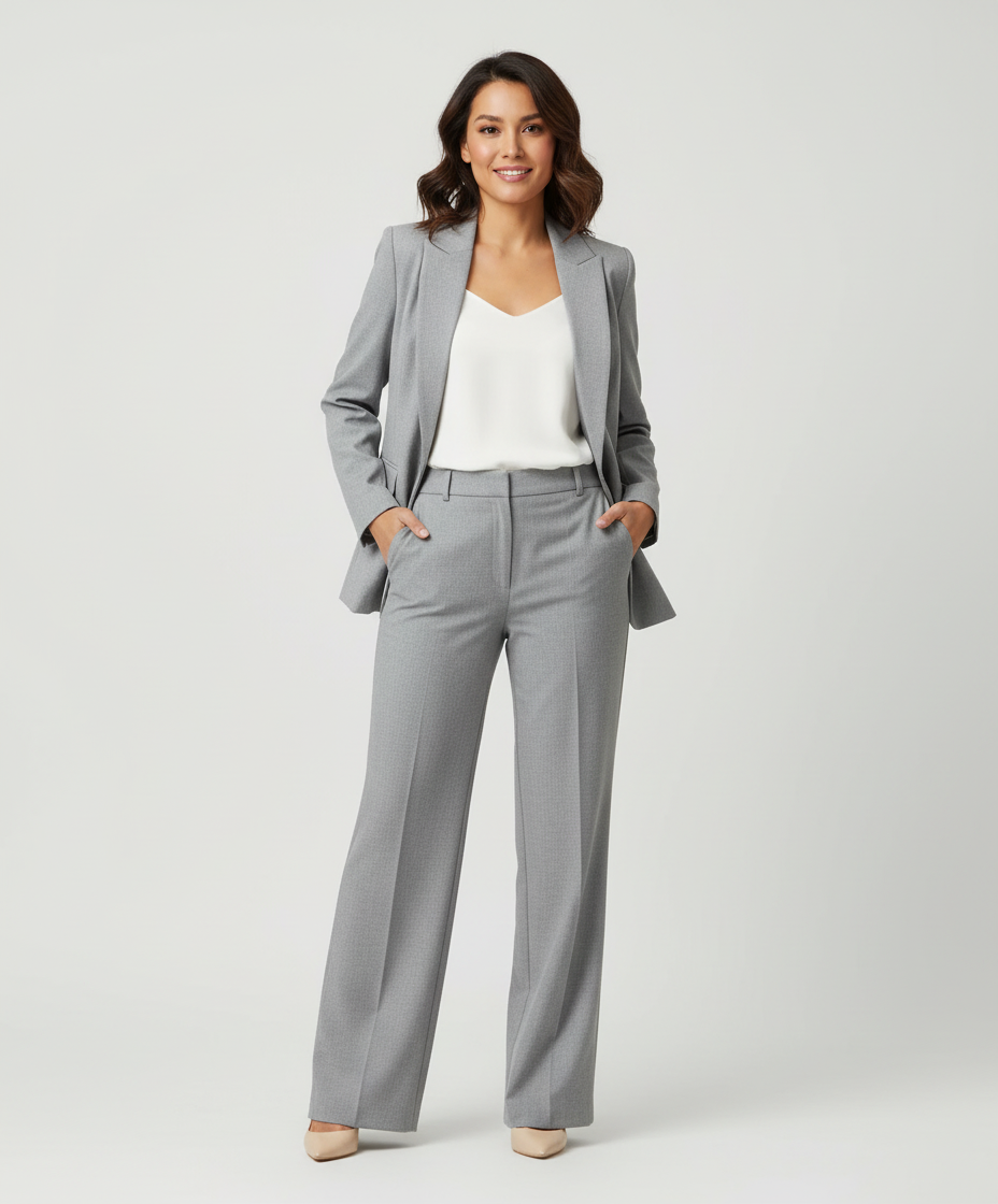 Women's Tailored Blazer Set – Office Pants Set