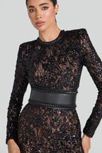 Women's Sequin Party Jumpsuit – Sparkly Formal Evening Jumpsuit