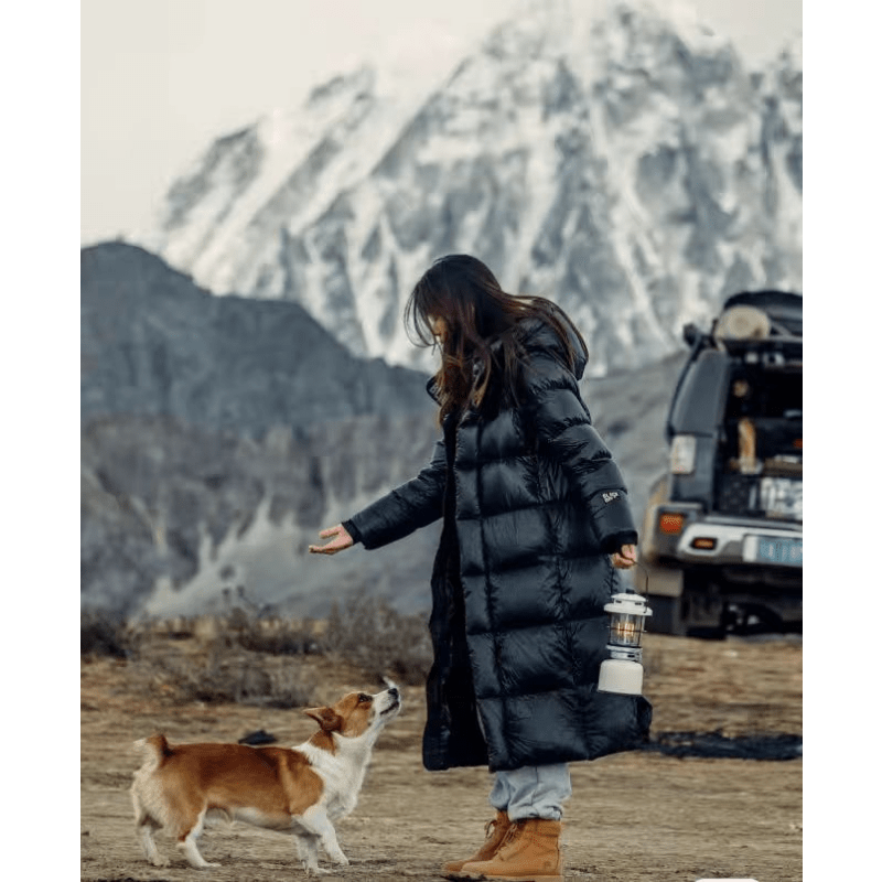 Women's Hooded Puffer Jacket – Lightweight Quilted Winter Coat