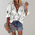 Women's Floral Summer Blouse – Lightweight Longline Blouse