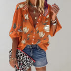 Women's Floral Summer Blouse – Lightweight Longline Blouse