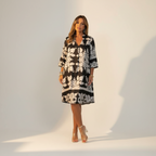Women's Flowy Spring Dress – Casual Midi Dress