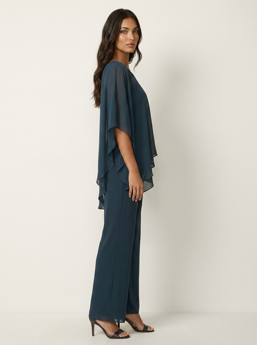 Women's Chiffon Two-Piece Set – Elegant Occasion Set