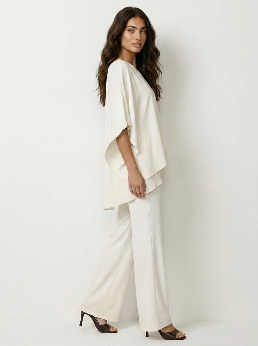 Women's Chiffon Two-Piece Set – Elegant Occasion Set