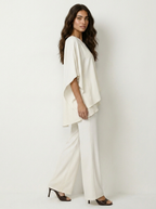 Women's Chiffon Two-Piece Set – Elegant Occasion Set