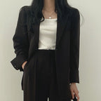 Women's Double-Breasted Blazer Set – Tailored Pants Set