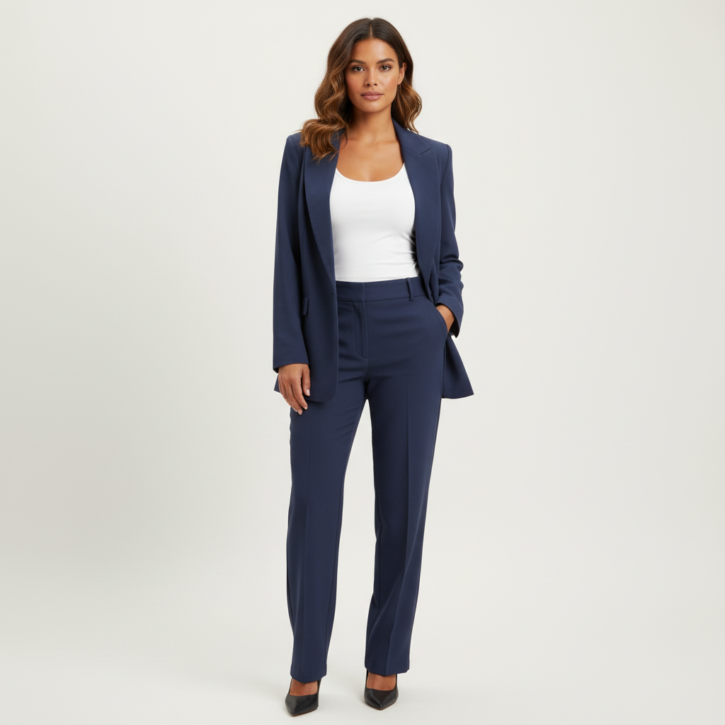 Women's Blazer Pants Set – Tailored Office Set