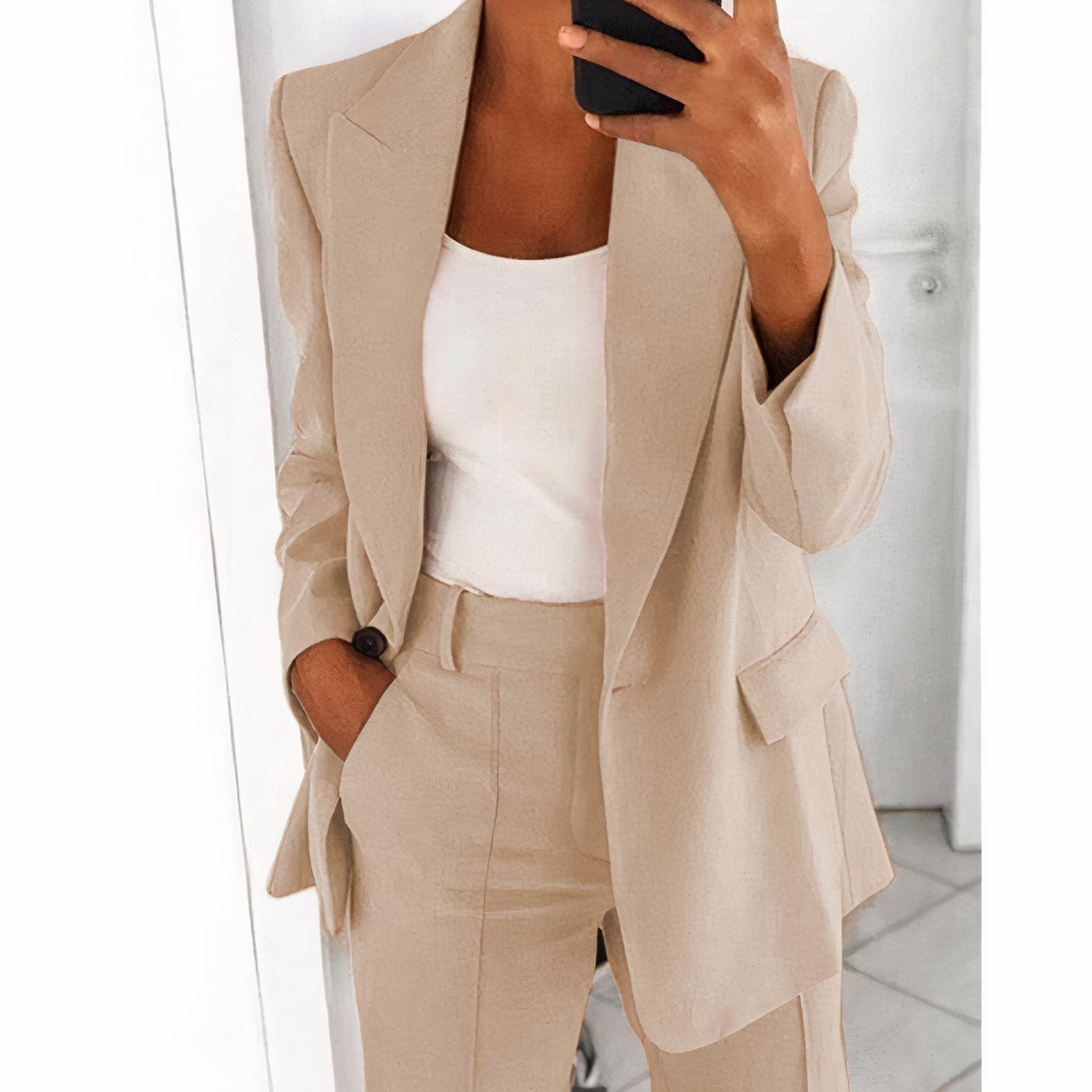 Women's Blazer Pants Set – Tailored Office Set