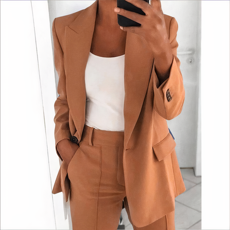 Women's Blazer Pants Set – Tailored Office Set