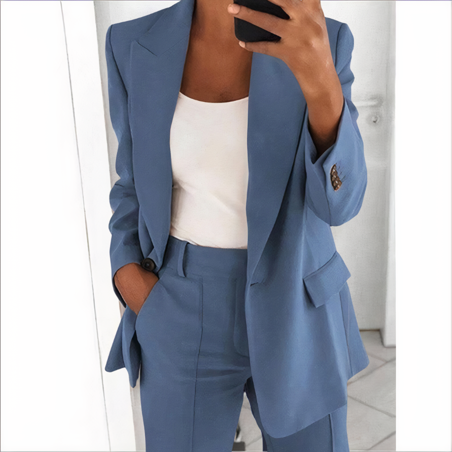 Women's Blazer Pants Set – Tailored Office Set