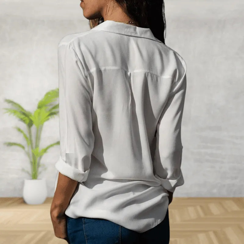 Women’s Classic Blouse – Casual Everyday Blouse – Anna