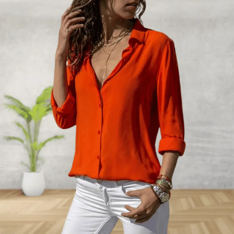 Women’s Classic Blouse – Casual Everyday Blouse – Anna
