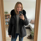 Women's Longline Winter Coat – Tailored Cold Weather Overcoat