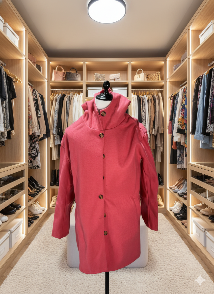 Women's Windproof Hooded Longline Coat – Lightweight Transitional Jacket