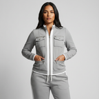 Women's Zip Jacket Set – Contrast Trim Set