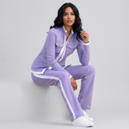 Women's Zip Jacket Set – Contrast Trim Set