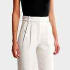 Women's High Waist Wide Leg Trousers – Flowy Everyday Dress Pants