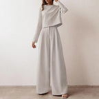 Women's Palazzo Pants Set – Relaxed Two-Piece Occasion Set