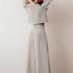 Women's Palazzo Pants Set – Relaxed Two-Piece Occasion Set