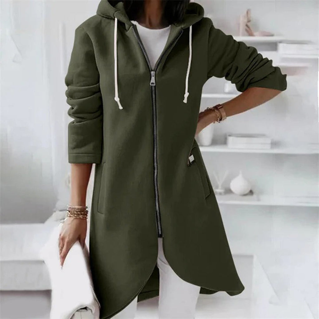 Women's Plush Winter Cardigan – Relaxed Long Sleeve Cozy Cardigan