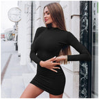 Women's Black Cocktail Dress – Classic Evening Party Dress