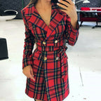 Women's Tailored Blazer Dress – Structured Formal Party Dress